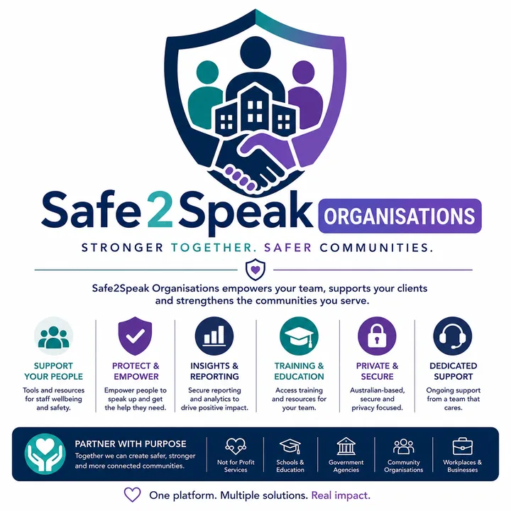 Safe2Speak Organisations logo